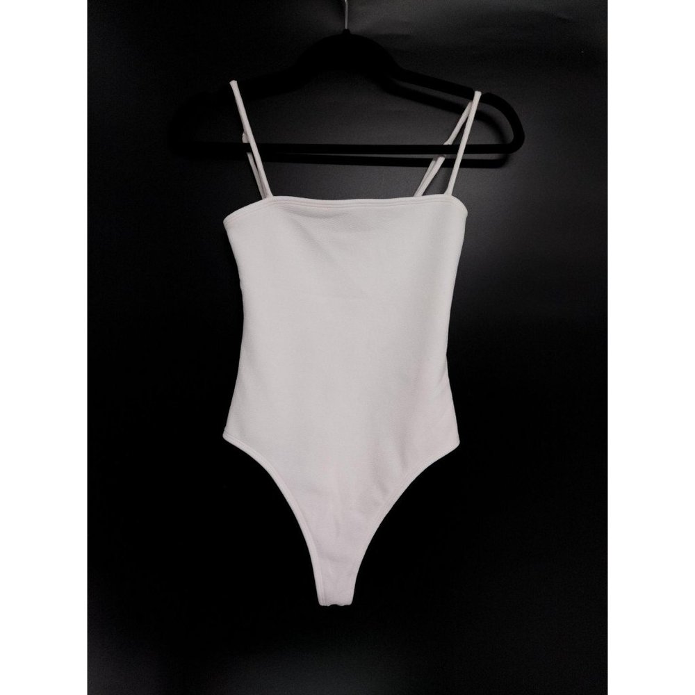 Show Me Your Mumu Amabella Bodysuit in Solid Bone